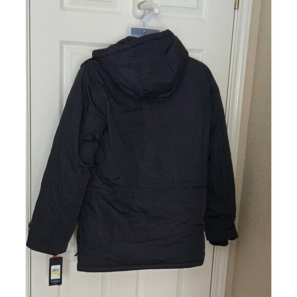 Tommy Hilfiger Men's Poly Twill Full Length Hooded Parka Navy size Medium - Picture 4 of 12
